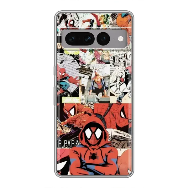 Чехол с рисунком «Комикс Паука» для Google Pixel 7 Pro Чехол с рисунком «Комикс Паука» для Google Pixel 7 Pro