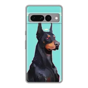 Чехол ДОБЕРМАН для Google Pixel 7 Pro (Король доберман)