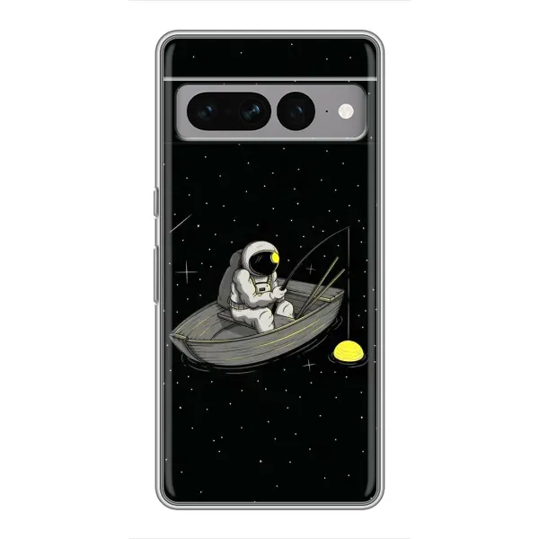 Чехол с рисунком «Космонавт на рыбалке» для Google Pixel 7 Pro Чехол с рисунком «Космонавт на рыбалке» для Google Pixel 7 Pro