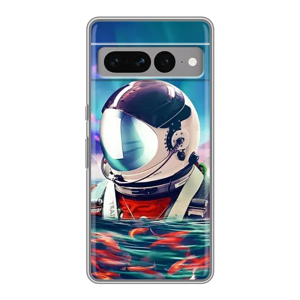 Чехол с рисунком «Космонавт в воде» для Google Pixel 7 Pro Чехол с рисунком «Космонавт в воде» для Google Pixel 7 Pro