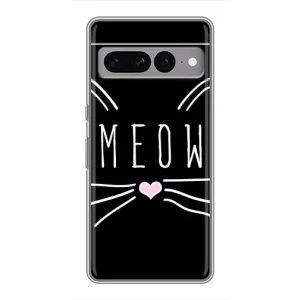 Бампер с изображением Котиков для Гугул Пиксель 7 Про (КОТИК MEOW)