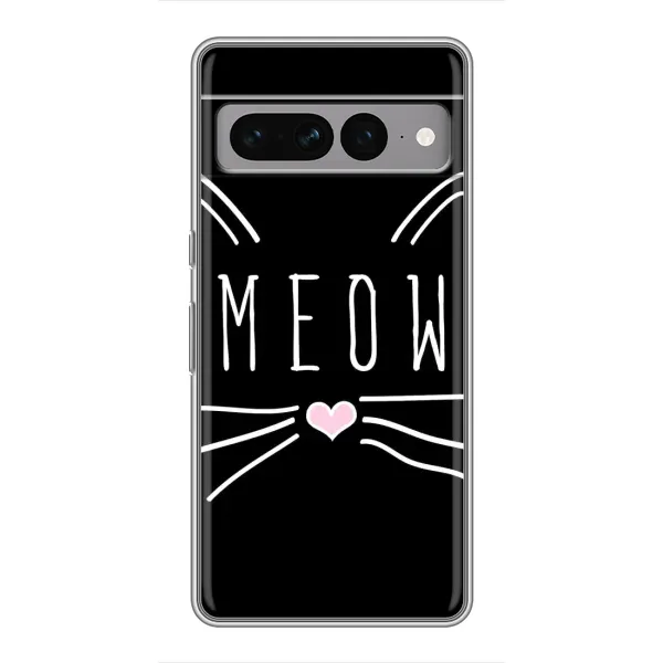 Чехол с рисунком «КОТИК MEOW» для Google Pixel 7 Pro Чехол с рисунком «КОТИК MEOW» для Google Pixel 7 Pro