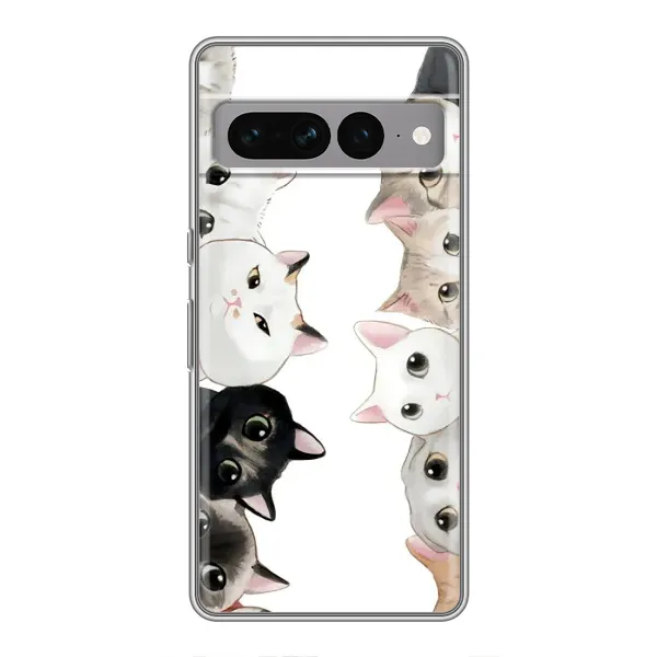 Чехол с рисунком «Коты» для Google Pixel 7 Pro