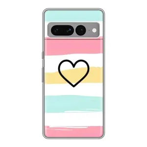 Чехлы с тематикой "Маленькие Сердечки" на Google Pixel 7 Pro (Красивое сердечко)