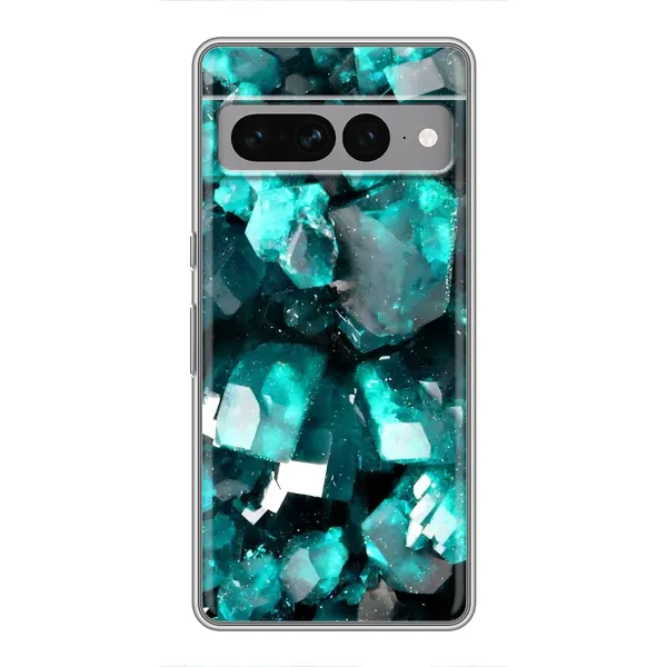 Чехол с рисунком «Кристалы» для Google Pixel 7 Pro