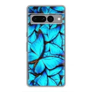 Силиконовый бампер с картинкой животных для Google Pixel 7 Pro (Крылья бабочек)