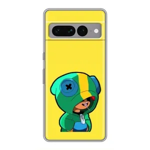 Чехол Бравл Старс для Google Pixel 7 Pro (Леон (LEON))
