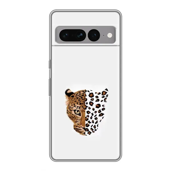 Чехол с рисунком «Леопард на белом» для Google Pixel 7 Pro Чехол с рисунком «Леопард на белом» для Google Pixel 7 Pro