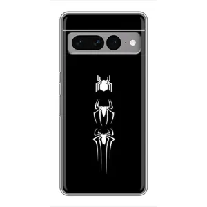 Чехол Супергерой Человека Паука на Google Pixel 7 Pro (Лого паука)