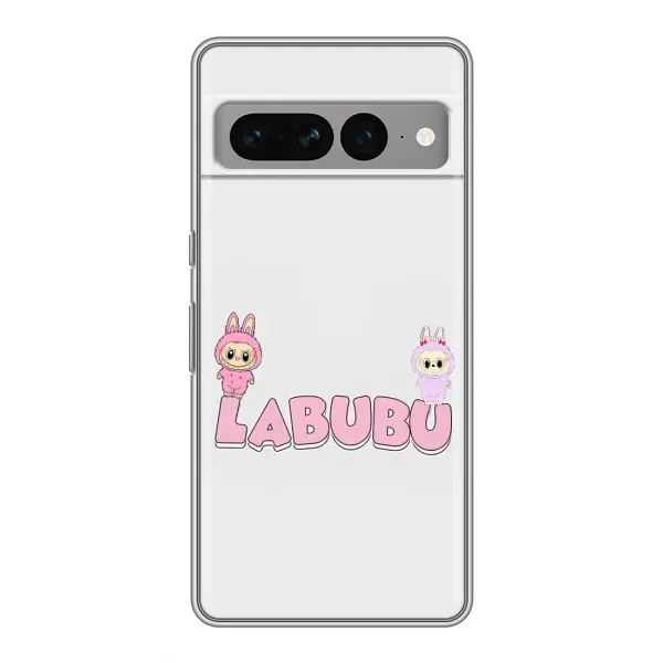 Чохол з малюнком «Логотип Лабубу» для Google Pixel 7 Pro Чохол з малюнком «Логотип Лабубу» для Google Pixel 7 Pro
