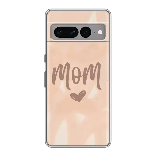 Чехол с рисунком «Love mom» для Google Pixel 7 Pro Чехол с рисунком «Love mom» для Google Pixel 7 Pro