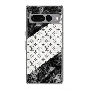 Чохол Стиль Louis Vuitton на Google Pixel 7 Pro (LV на білому)