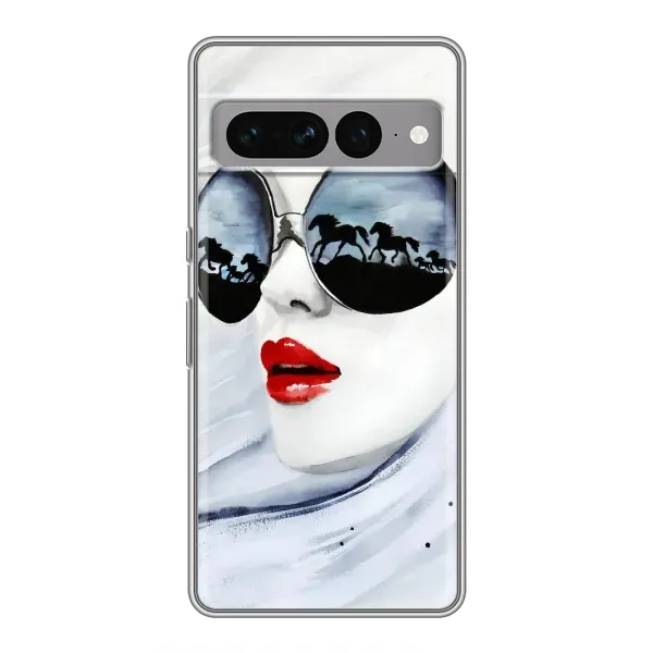 Чехол с рисунком «Любительница коней» для Google Pixel 7 Pro Чехол с рисунком «Любительница коней» для Google Pixel 7 Pro