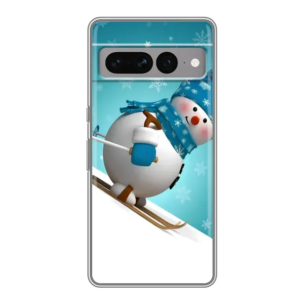 Чехол с рисунком «Лыжник» для Google Pixel 7 Pro Чехол с рисунком «Лыжник» для Google Pixel 7 Pro