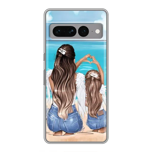 Чохол з малюнком «Мама і дочка» для Google Pixel 7 Pro Чохол з малюнком «Мама і дочка» для Google Pixel 7 Pro