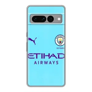 Силиконовые Чехлы принт Футбол на Google Pixel 7 Pro (Man City)