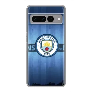 Силиконовые Чехлы принт Футбол на Google Pixel 7 Pro (ManCity)