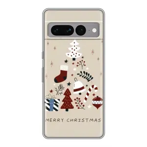 Чехол с рисунком «Merry Christmas» для Google Pixel 7 Pro