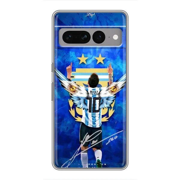 Чехол с рисунком «Месси Аргентина» для Google Pixel 7 Pro