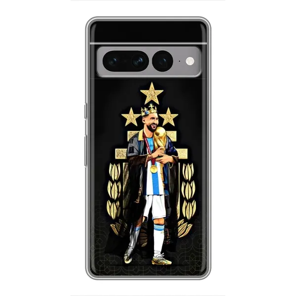 Чехол с рисунком «Месси король» для Google Pixel 7 Pro