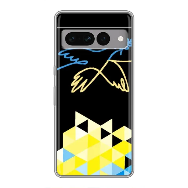 Чехол с рисунком «Мир для Украины» для Google Pixel 7 Pro Чехол с рисунком «Мир для Украины» для Google Pixel 7 Pro