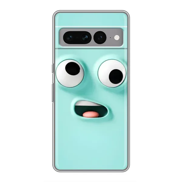 Чехол с рисунком «Забавное мятное лицо» для Google Pixel 7 Pro Чехол с рисунком «Забавное мятное лицо» для Google Pixel 7 Pro