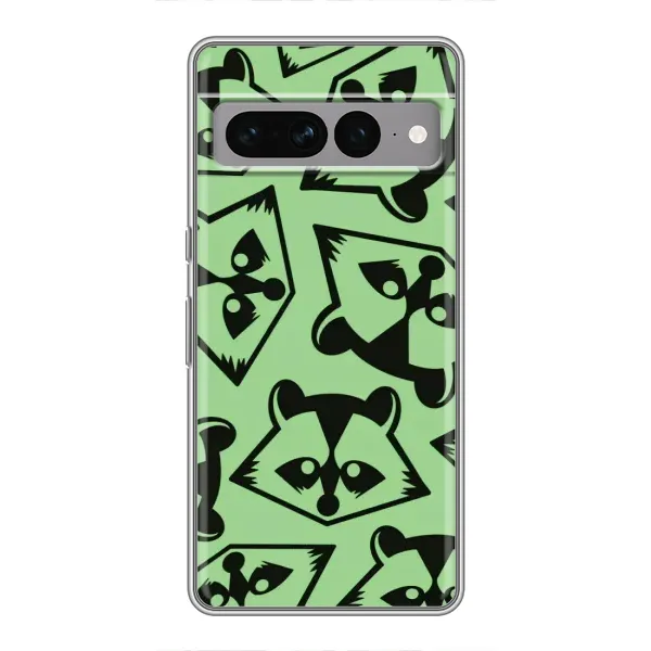 Чехол с рисунком «Мордочки Енота» для Google Pixel 7 Pro