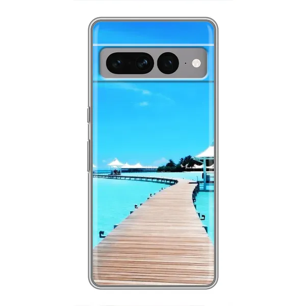 Чехол с рисунком «Набережная» для Google Pixel 7 Pro