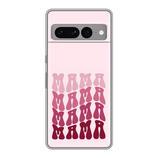 Чехол с рисунком «Надпись мама» для Google Pixel 7 Pro Чехол с рисунком «Надпись мама» для Google Pixel 7 Pro
