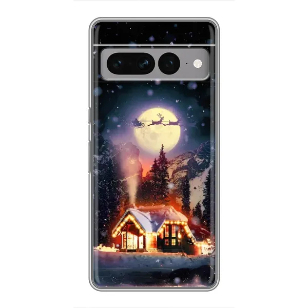 Чехол с рисунком «Настроение зимнее» для Google Pixel 7 Pro