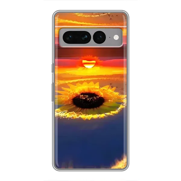 Чехол с рисунком «Небо подсолнух» для Google Pixel 7 Pro Чехол с рисунком «Небо подсолнух» для Google Pixel 7 Pro