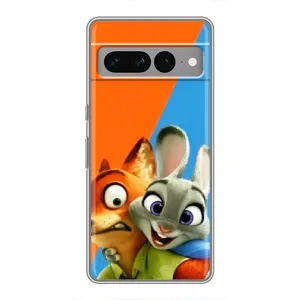 Чехлы ЗВЕРОПОЛИС для Google Pixel 7 Pro (Ник и Хопс)
