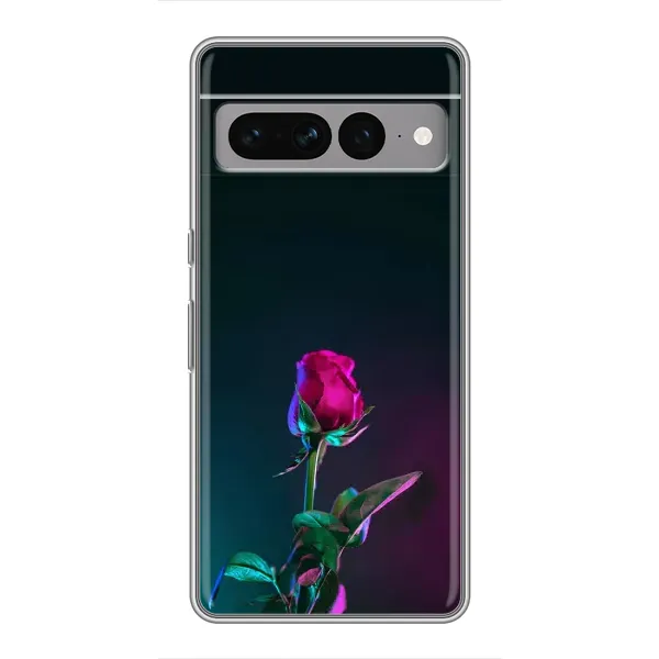 Чехол с рисунком «Ночная роза» для Google Pixel 7 Pro Чехол с рисунком «Ночная роза» для Google Pixel 7 Pro