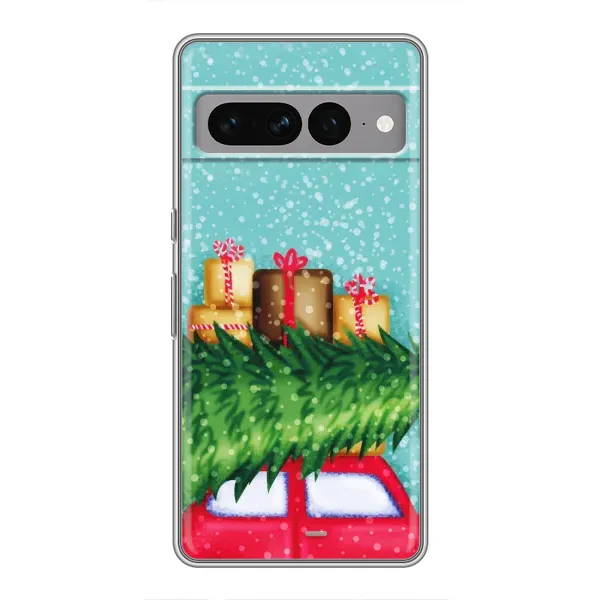 Чехол с рисунком «Новогодние подарки» для Google Pixel 7 Pro Чехол с рисунком «Новогодние подарки» для Google Pixel 7 Pro