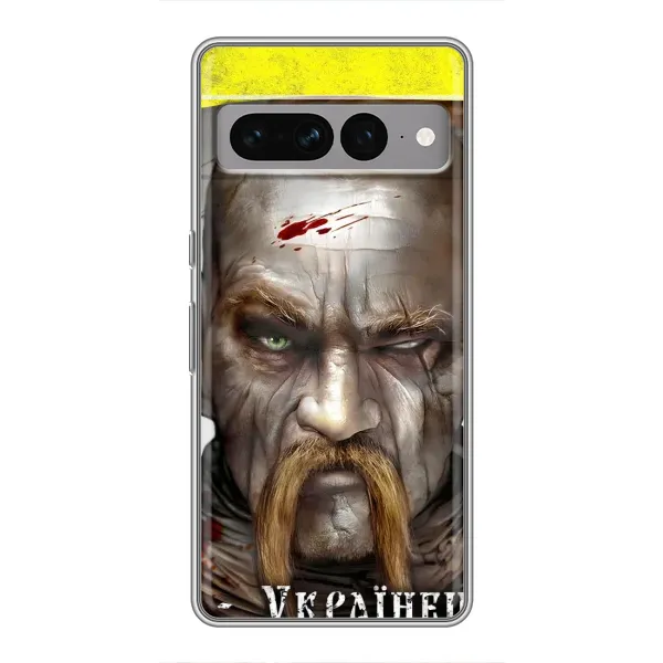 Чехол с рисунком «Одноглазый Козак» для Google Pixel 7 Pro Чехол с рисунком «Одноглазый Козак» для Google Pixel 7 Pro