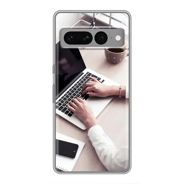 Чехол с рисунком «Офисный работник» для Google Pixel 7 Pro