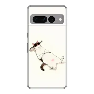 Чехол на тематику: Коты для Google Pixel 7 Pro (Отдых)