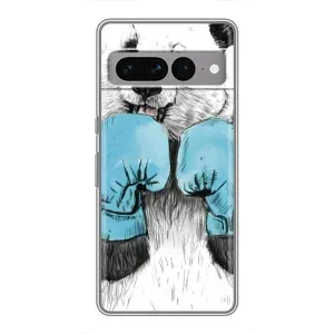 Чехлы с Пандами на Google Pixel 7 Pro (Панда боксер)