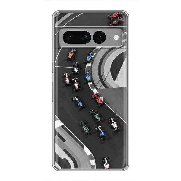 Чохол з малюнком «Перегони ф1» для Google Pixel 7 Pro Чохол з малюнком «Перегони ф1» для Google Pixel 7 Pro