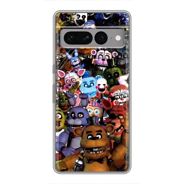 Чехол с рисунком «Персонажи Фредди» для Google Pixel 7 Pro