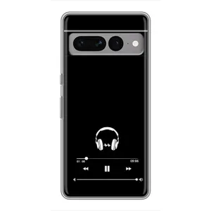 Чохол з картинками на чорному фоні для Google Pixel 7 Pro (Плеєр)