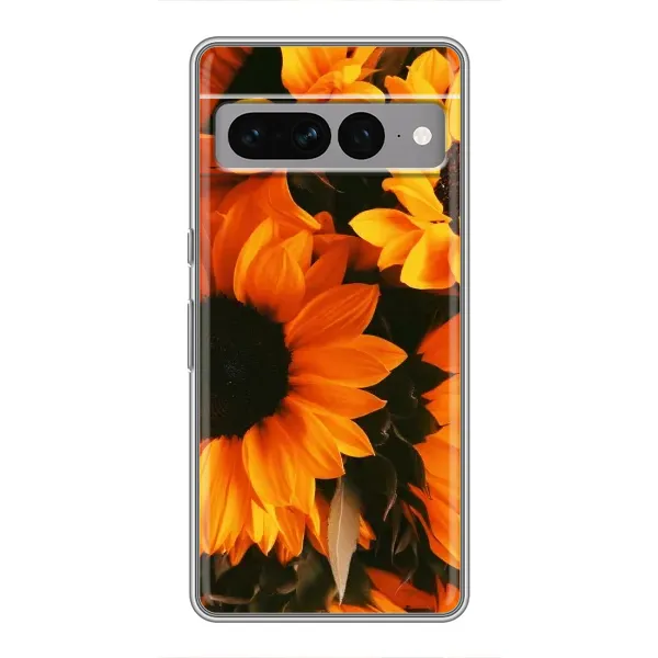 Чехол с рисунком «подсолнухи» для Google Pixel 7 Pro Чехол с рисунком «подсолнухи» для Google Pixel 7 Pro