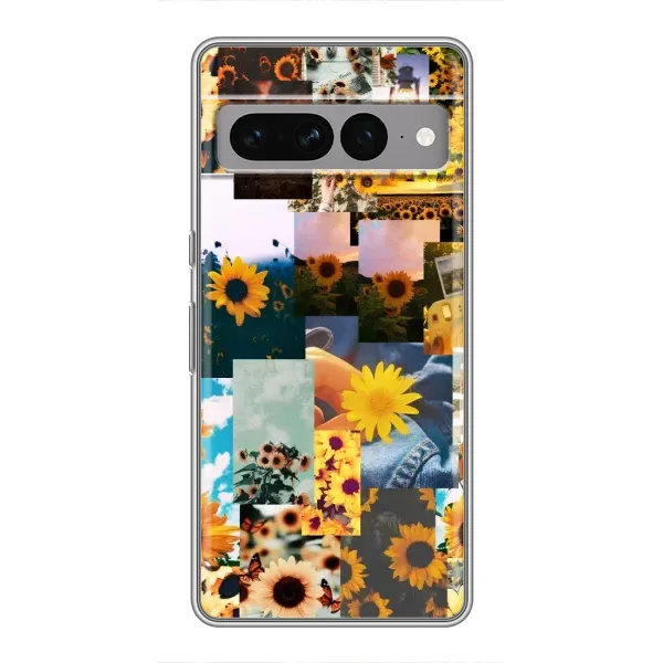 Чехол с рисунком «Подсолнуховый дизайн» для Google Pixel 7 Pro Чехол с рисунком «Подсолнуховый дизайн» для Google Pixel 7 Pro