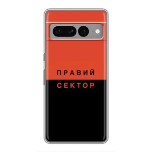 Чехлы УПА (Красно-Чёрный) на Google Pixel 7 Pro (Правый Серктор)