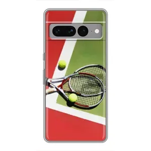 Чохли з прінтом Спортивна тематика для Google Pixel 7 Pro (Ракетки теніс)