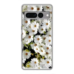 Чохол з ромашками на Google Pixel 7 Pro (Рамка в ромашках)