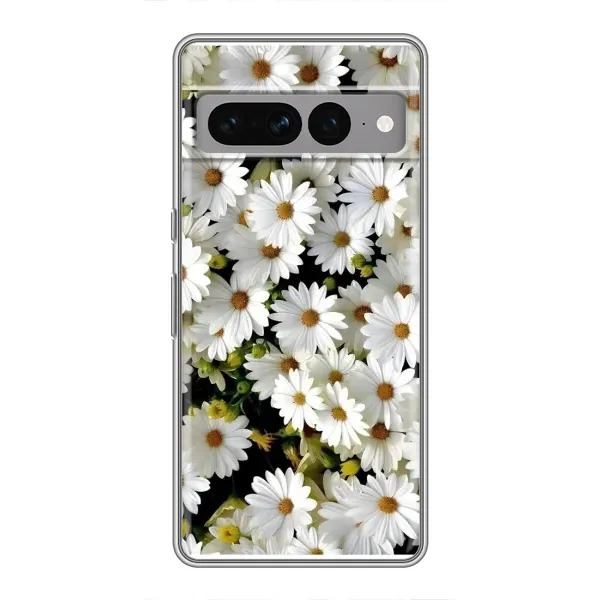 Чохол з малюнком «Рамка в ромашках» для Google Pixel 7 Pro Чохол з малюнком «Рамка в ромашках» для Google Pixel 7 Pro