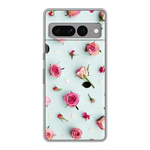 Чехол с рисунком «Разные цветы» для Google Pixel 7 Pro Чехол с рисунком «Разные цветы» для Google Pixel 7 Pro