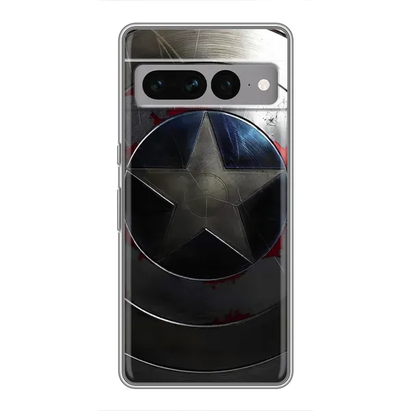Чехол с рисунком «Ретро Щит Капитана» для Google Pixel 7 Pro Чехол с рисунком «Ретро Щит Капитана» для Google Pixel 7 Pro