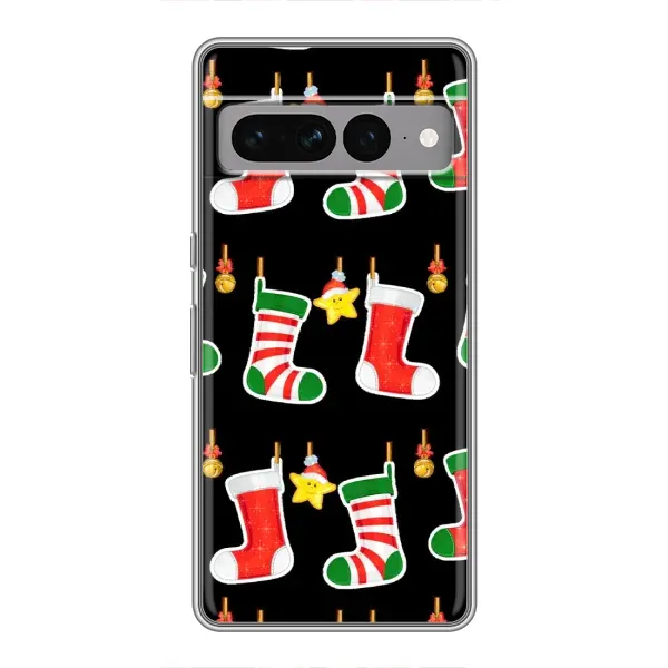 Чехол с рисунком «Рождественские подарки» для Google Pixel 7 Pro Чехол с рисунком «Рождественские подарки» для Google Pixel 7 Pro